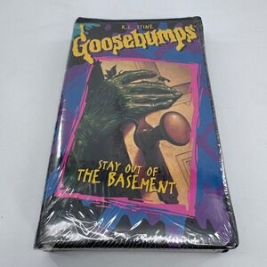 Goosebumps Stay Out of the Basement VHS Tape 1996 RL Stine New Sealed 4464